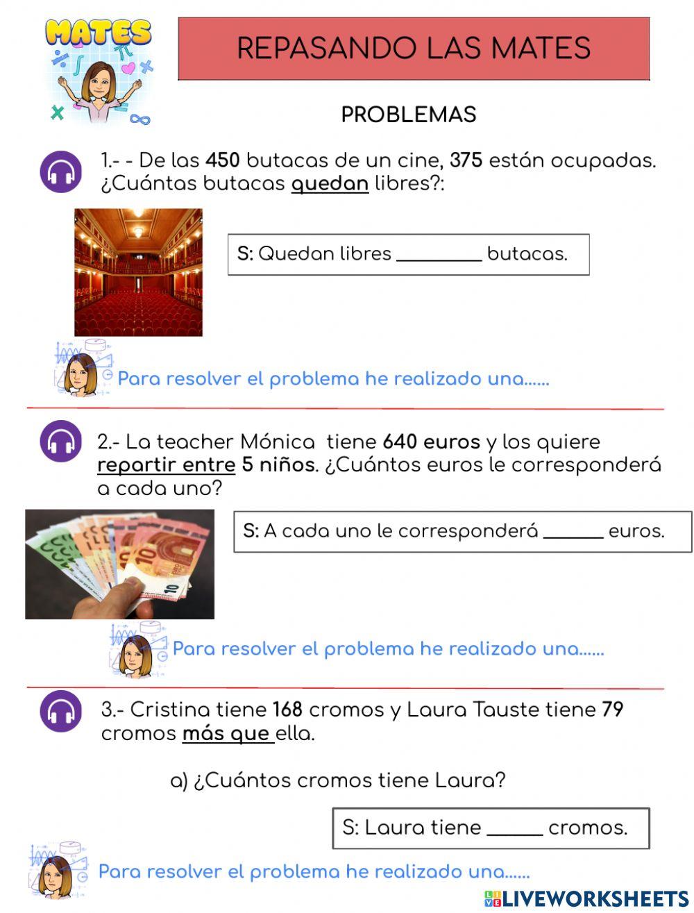 Prueba Inicial Matemáticas 5º parte 3