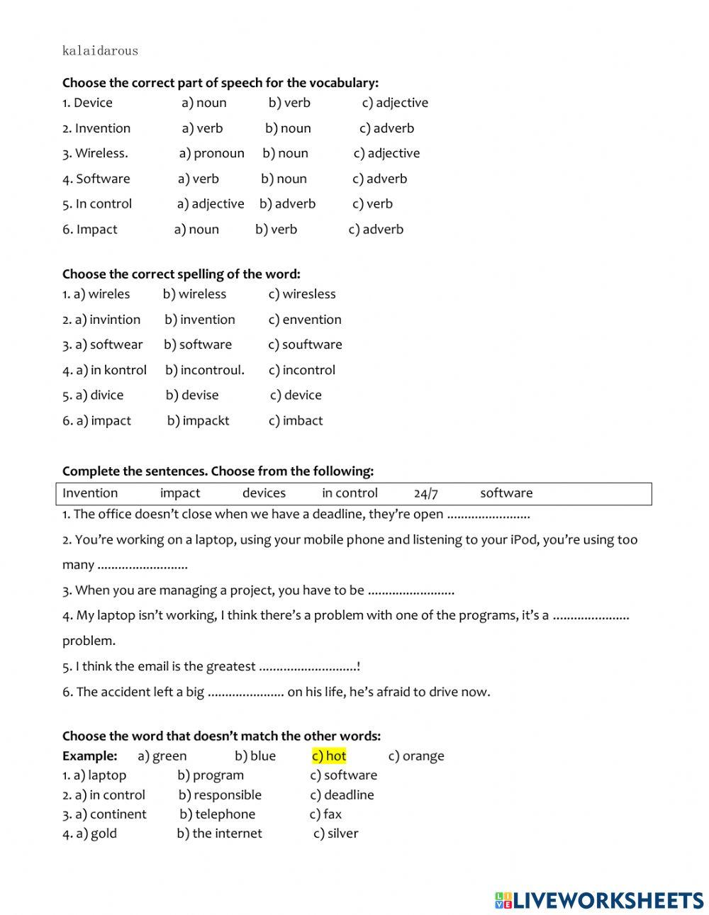 103 T4: Communication skills