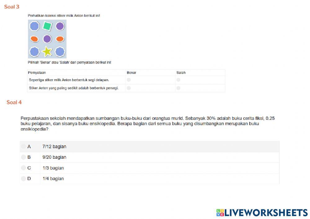 Latihan AKM NUMERASI 4