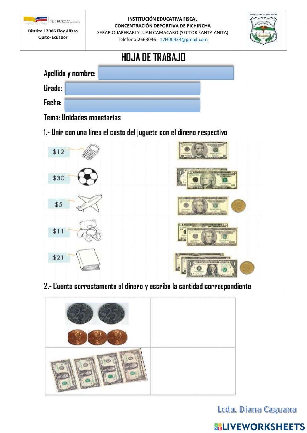 Unidadaes monetarias
