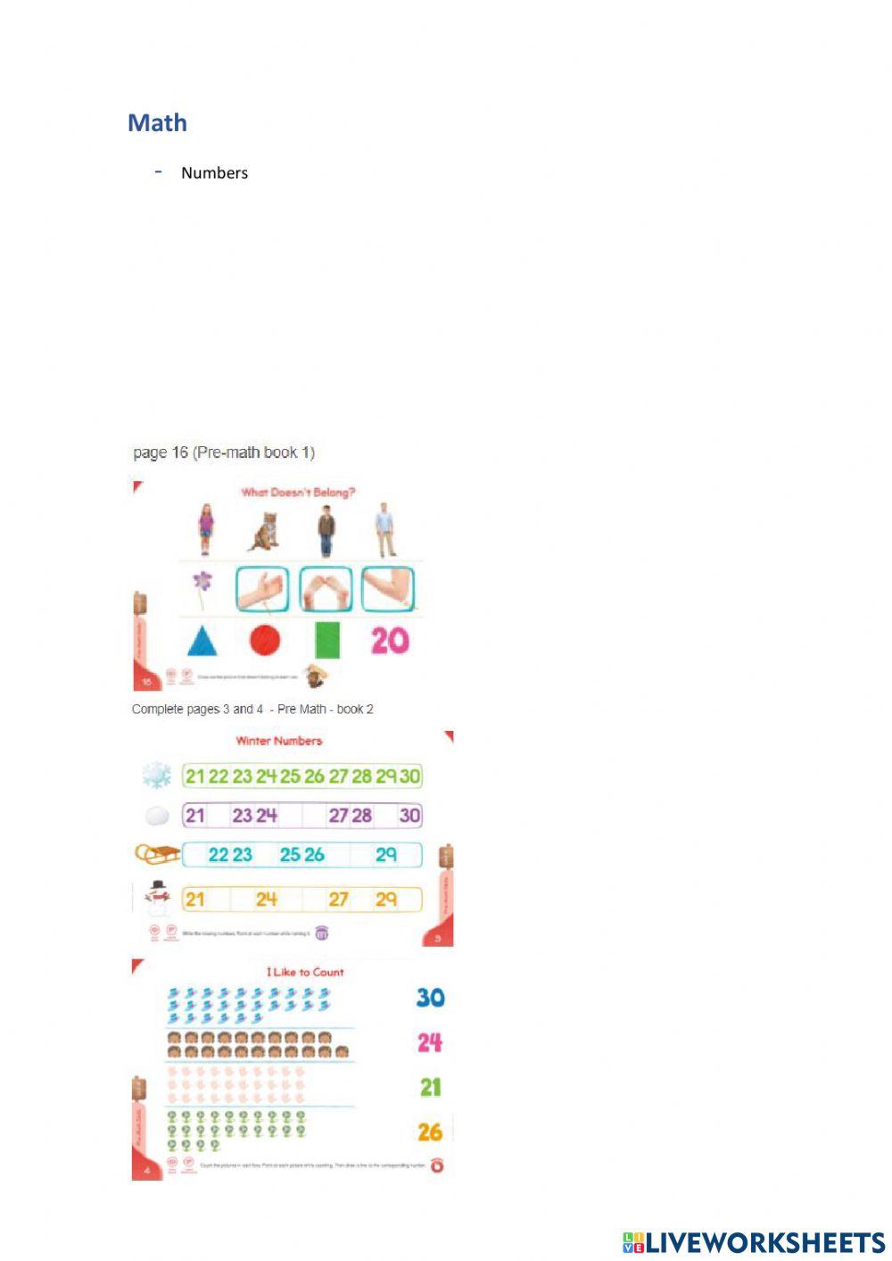 Weekly activities week 19