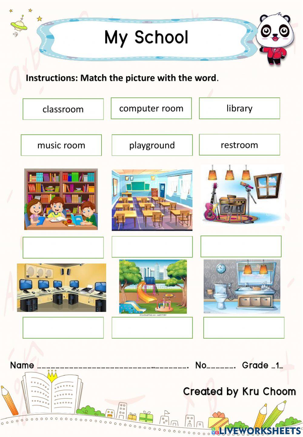 Places in School by Kru Choom