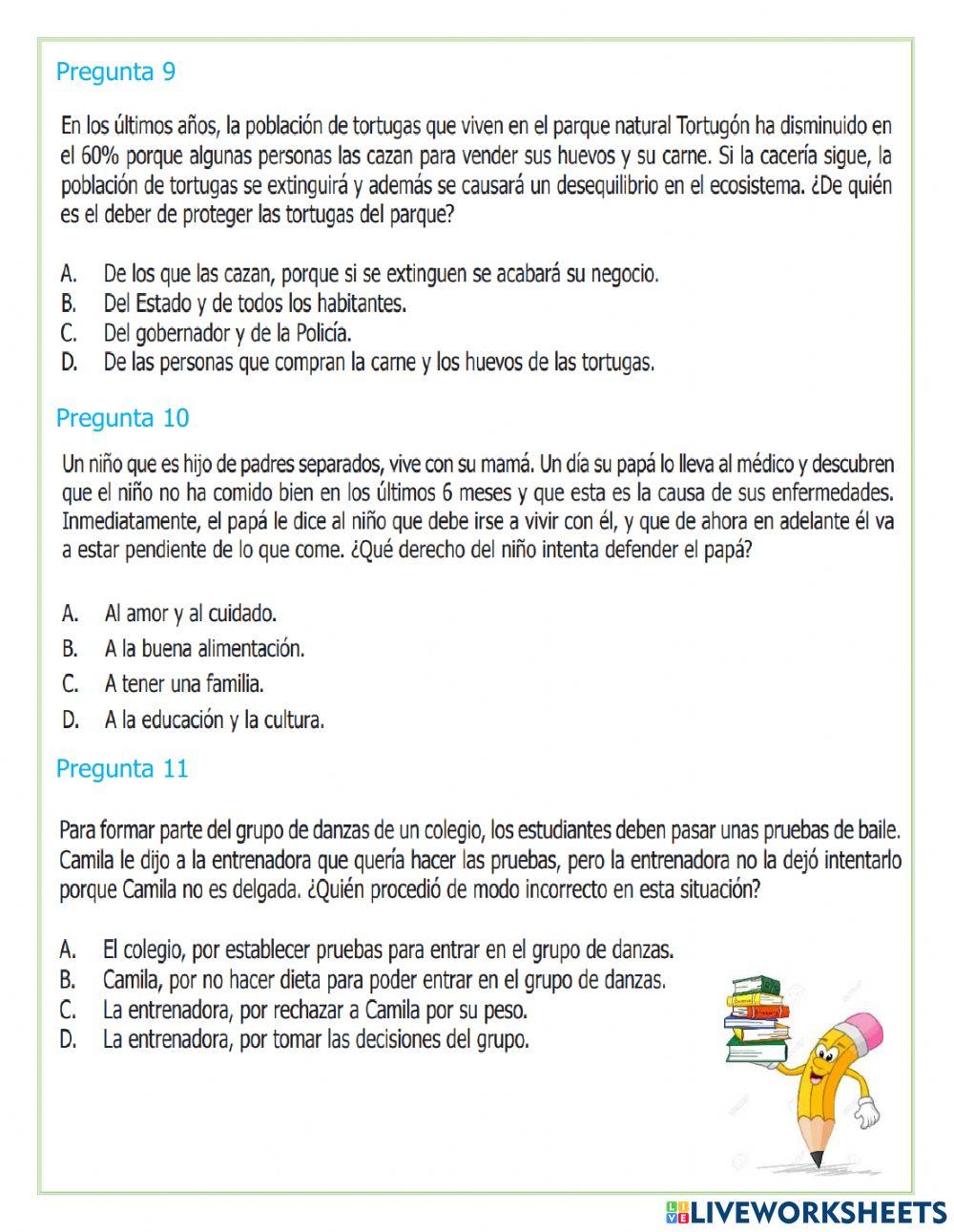 Comprensión de lectura