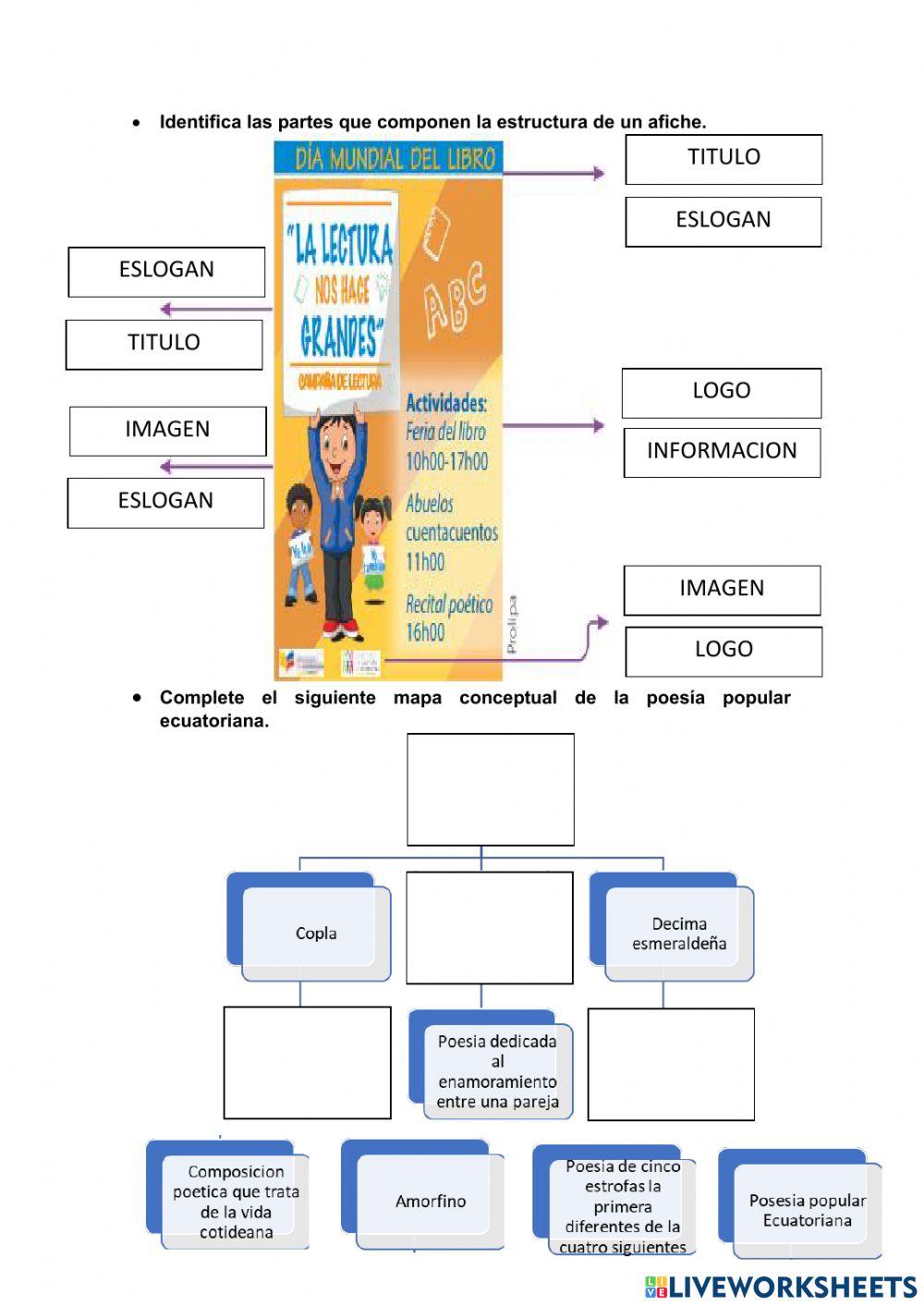 Cuestionario 1er Quimestre 6to EGB Virtual Lenguaje