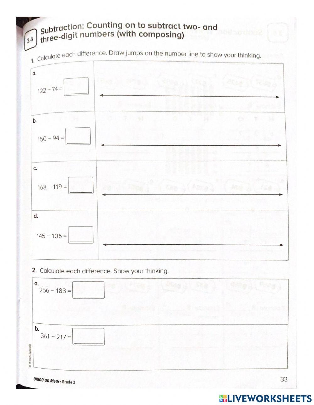 Math Unit 3.4 worksheet | Live Worksheets