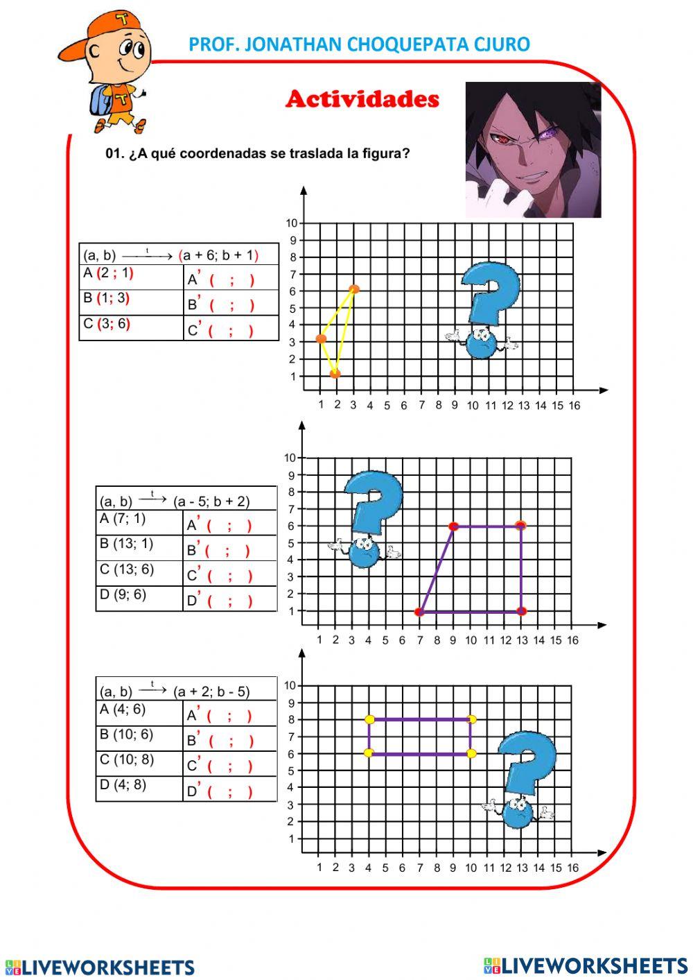 Traslación de figuras