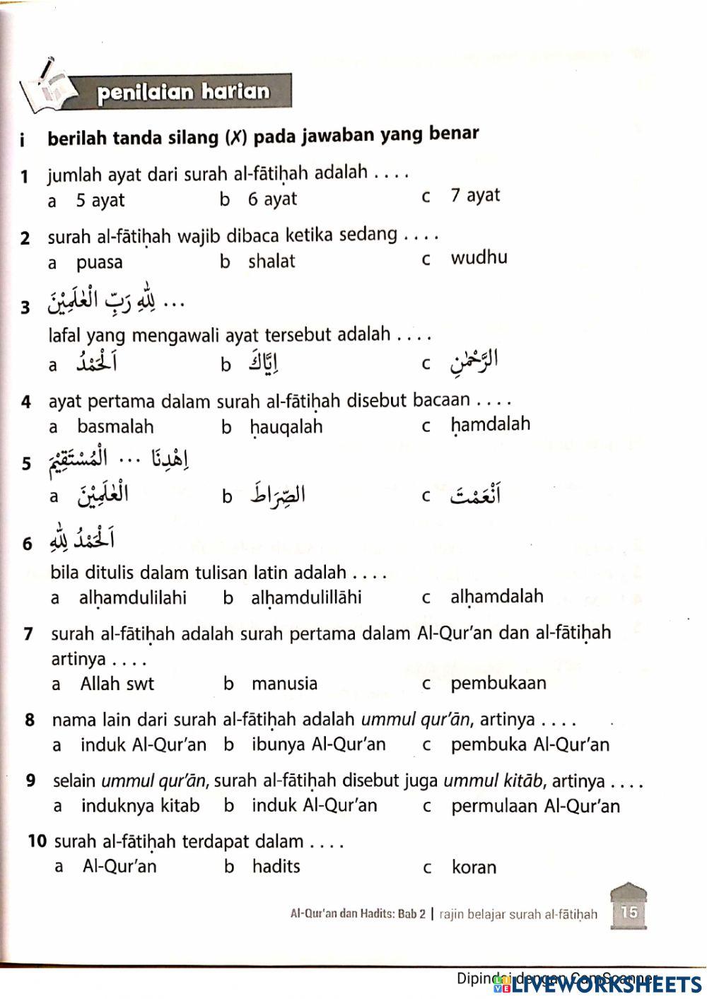 Soal Quran