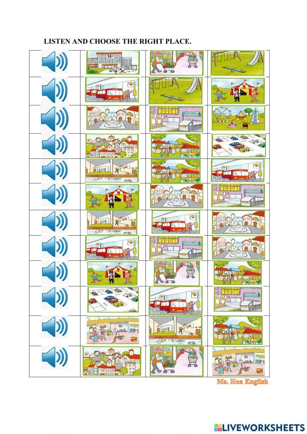 Get ready for Movers Unit 3 Vocab
