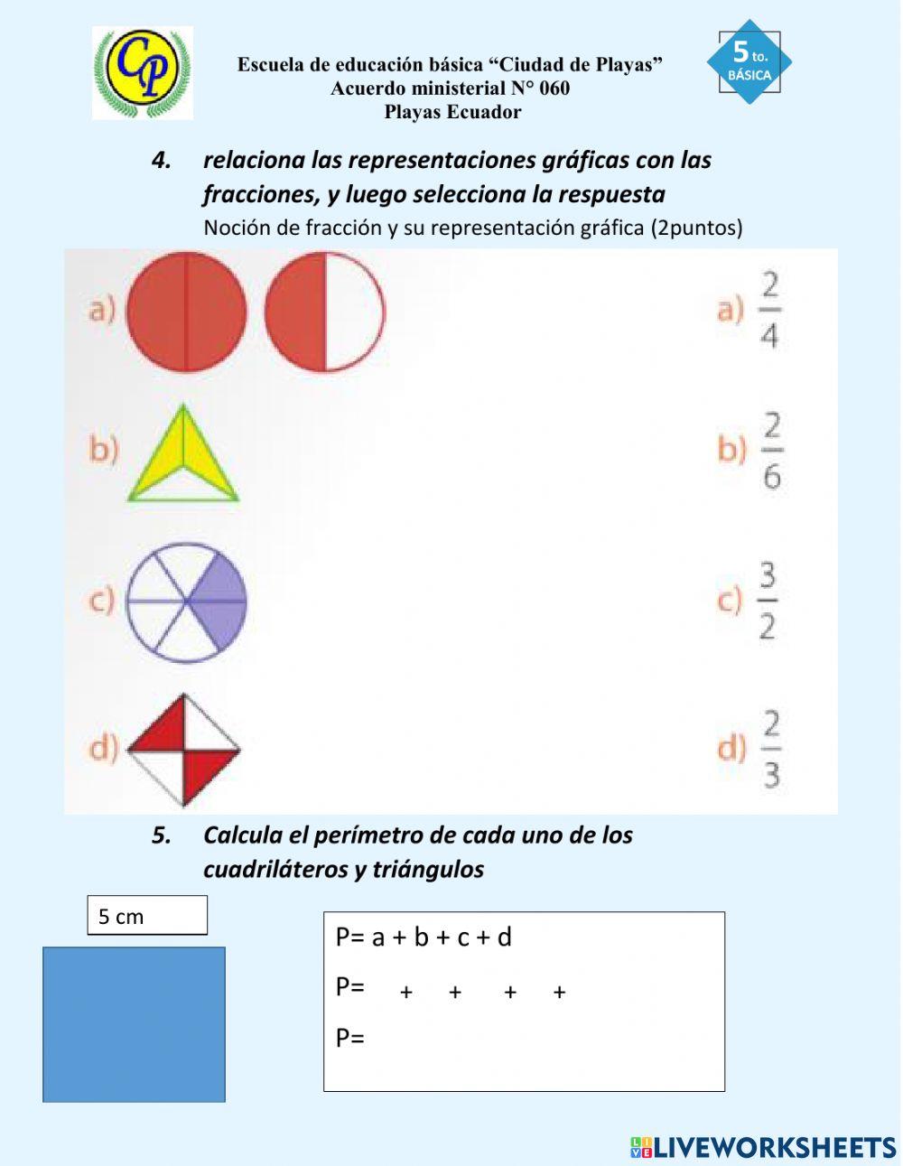 Evaluación Segundo parcial