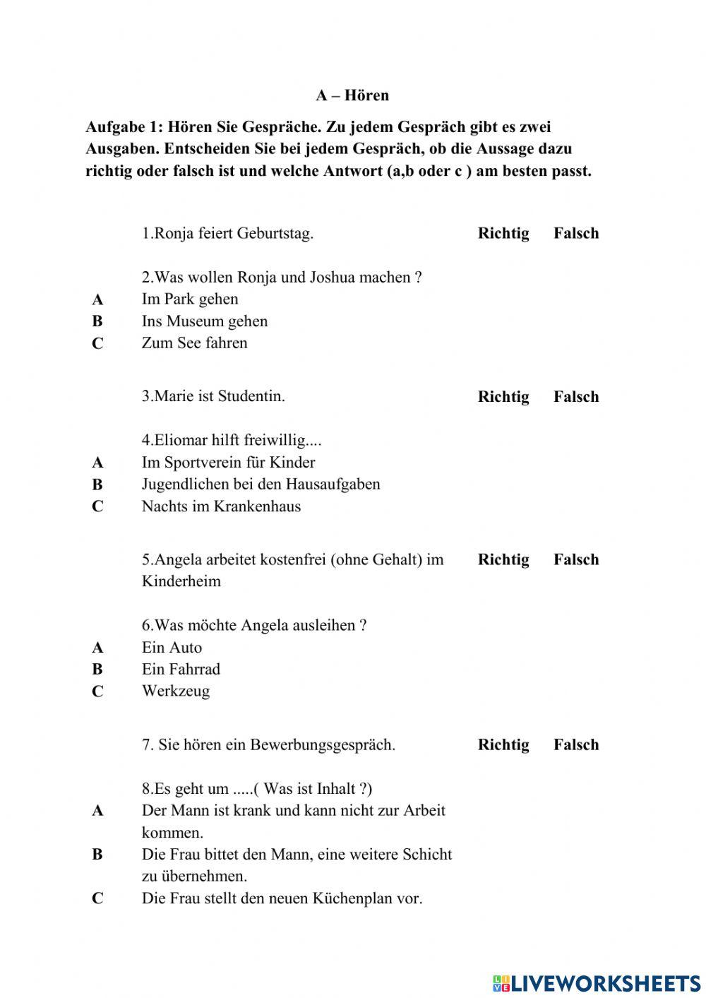 Test 02 Ende 2.Woche  B1.1