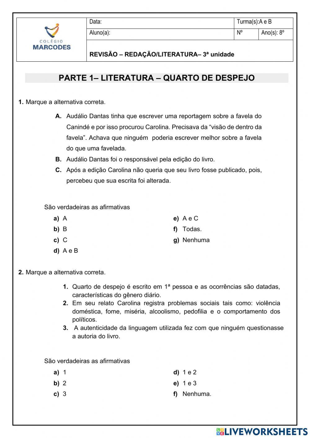 Redação-Literatura