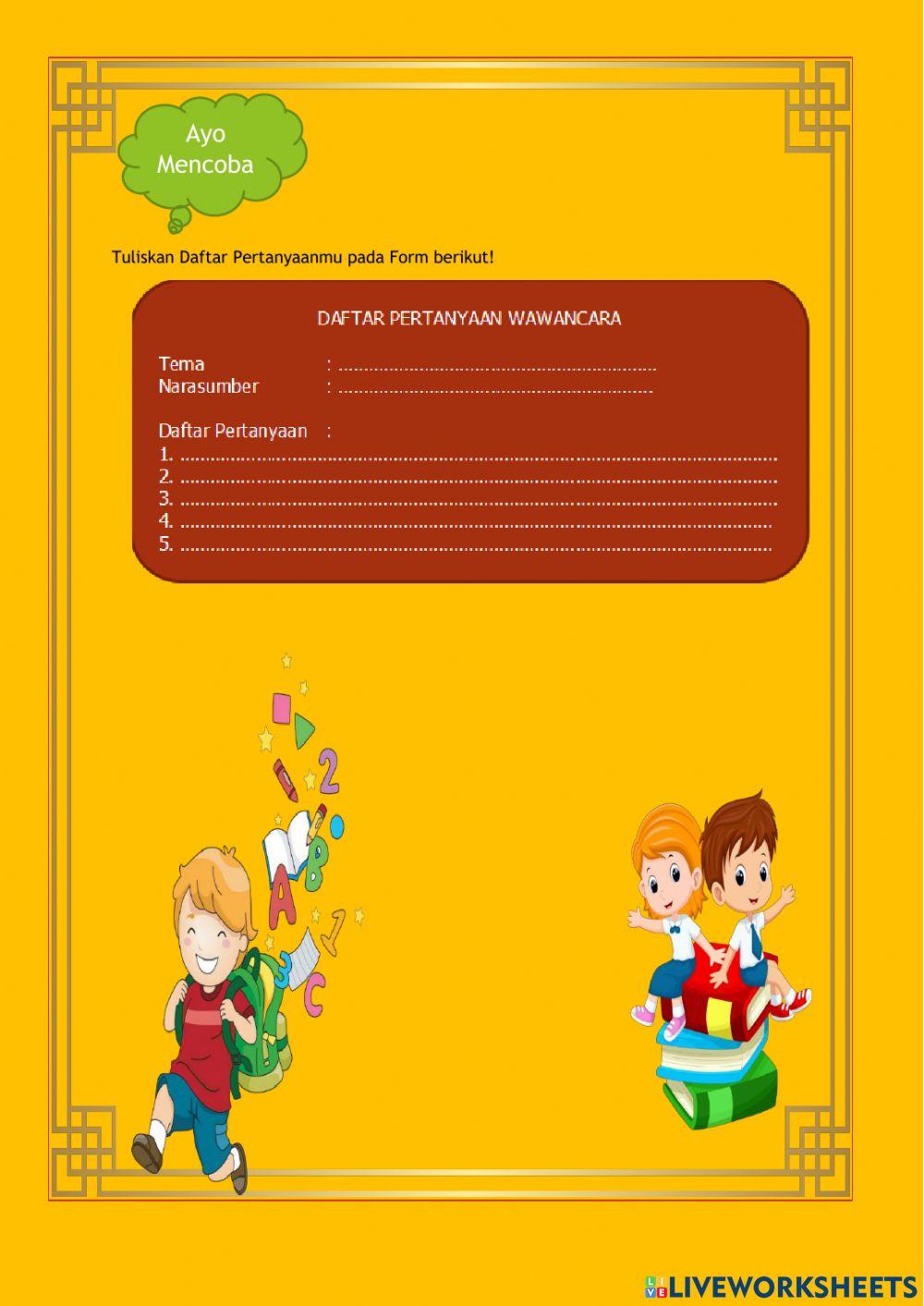 Lkpd laporan wawancara