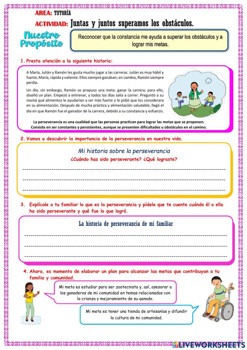 Juntas y juntos superamos los obstáculos.