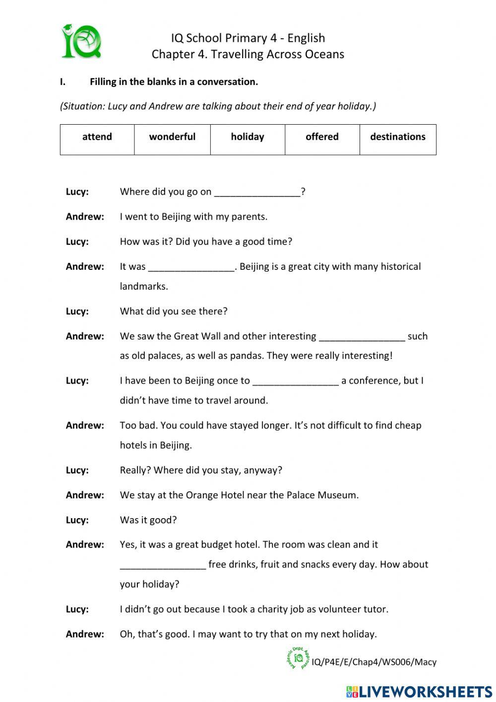 English - Maths Primary 4