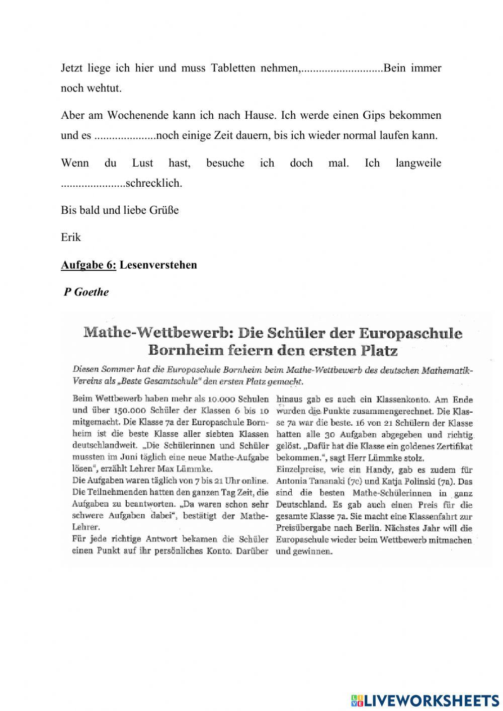 Test 02.2 Ende 2.Woche Thema 2 B1.1