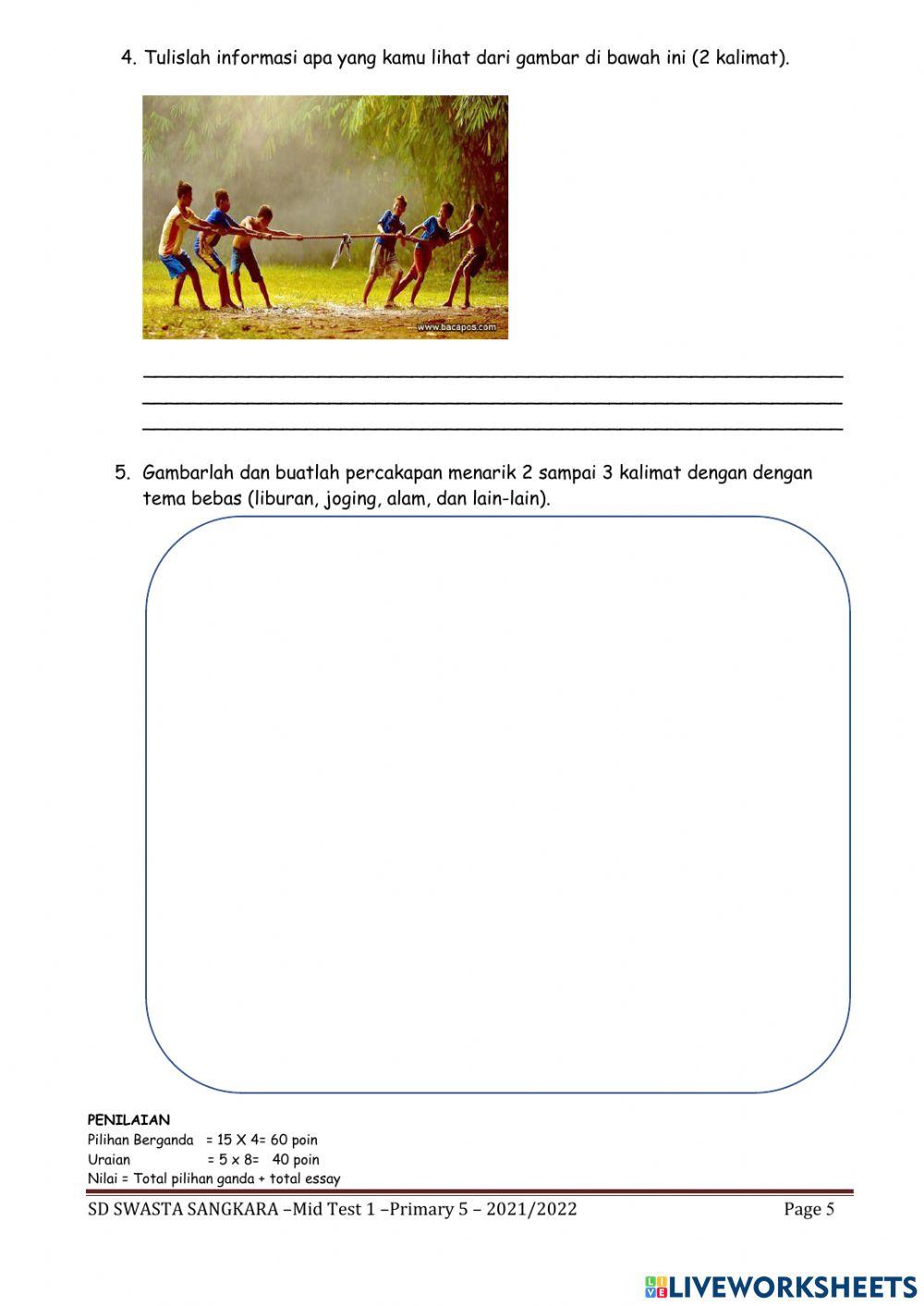 Soal bahasa Indonesia