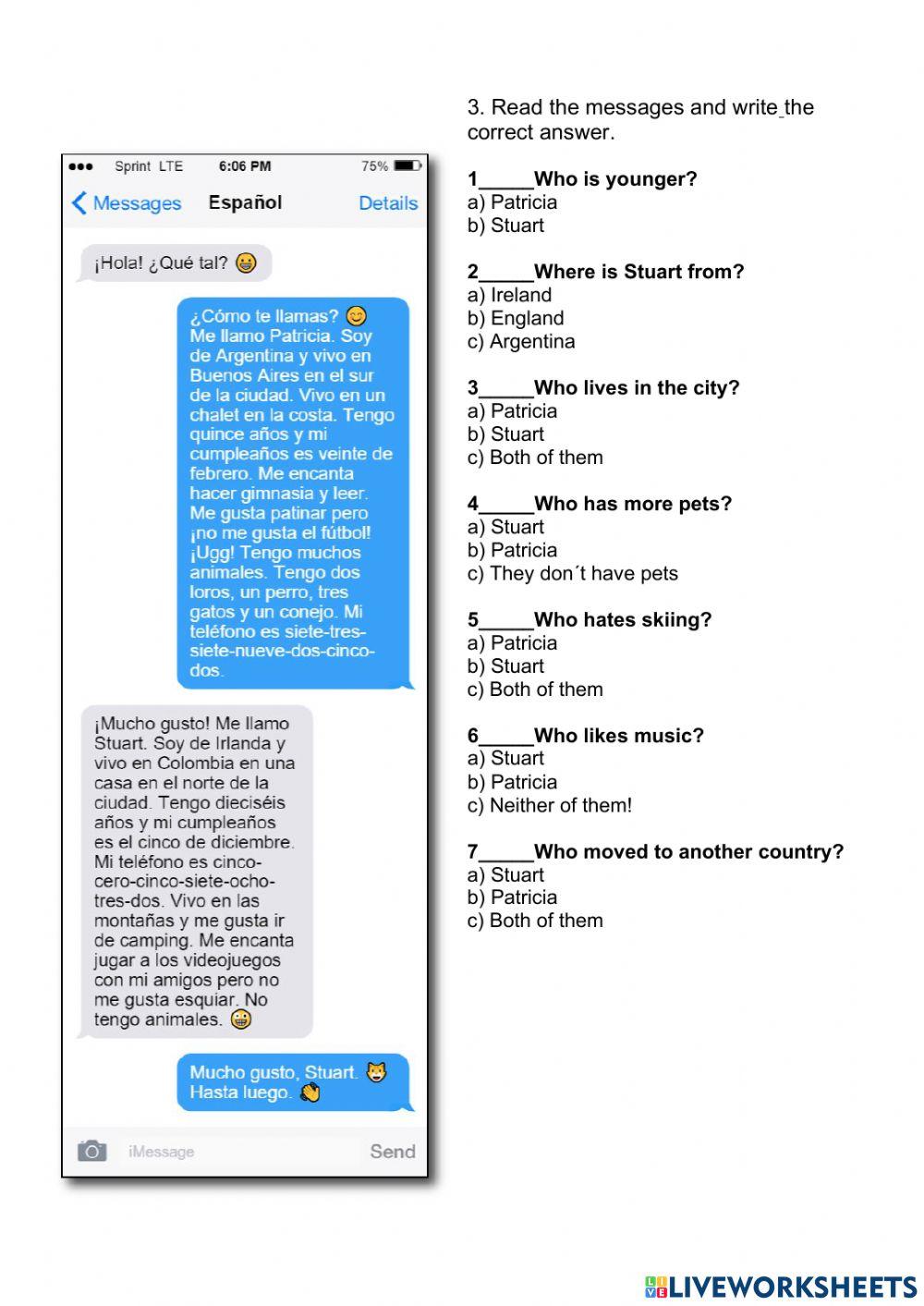 READING ASSESSMENT Y9