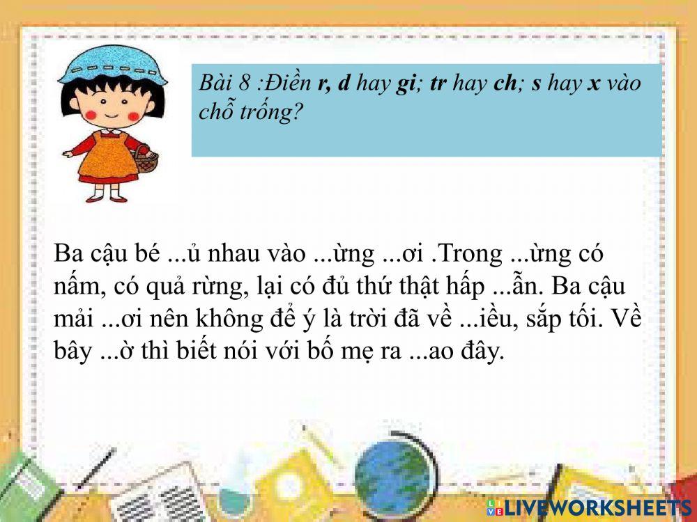 Phiếu tiếng việt