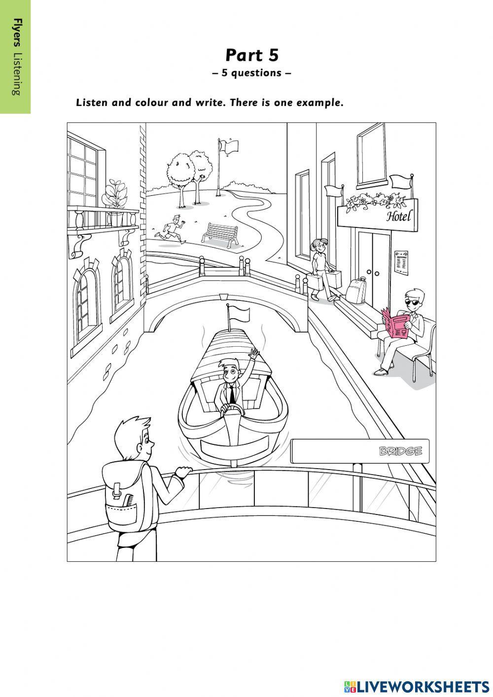 Flyers Sample Listening Activity Live Worksheets flyers-sample-listening-activity-live-worksheets