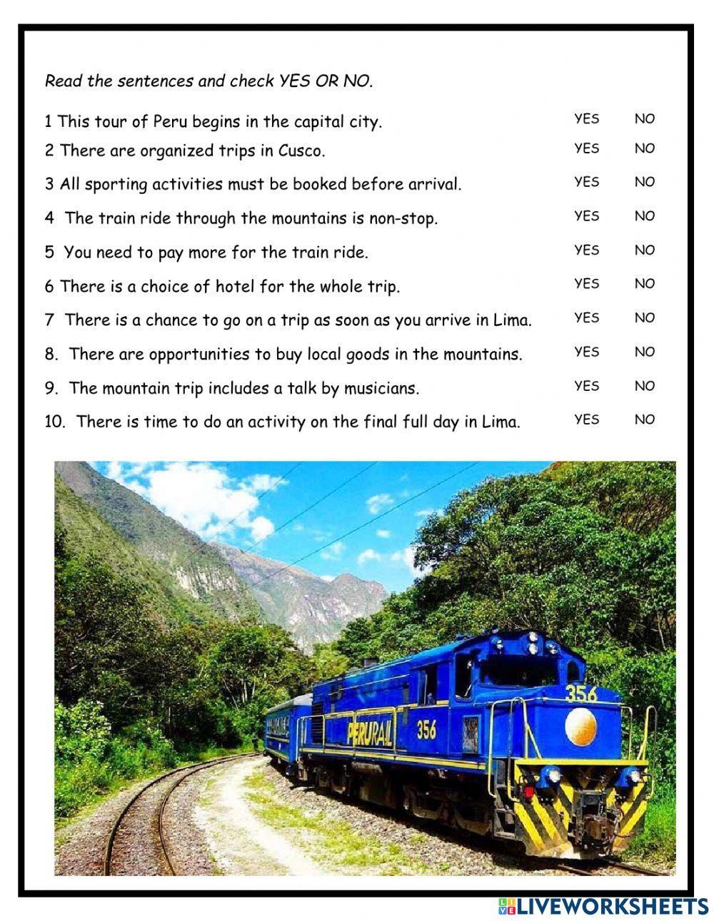 Explore Peru PET Reader