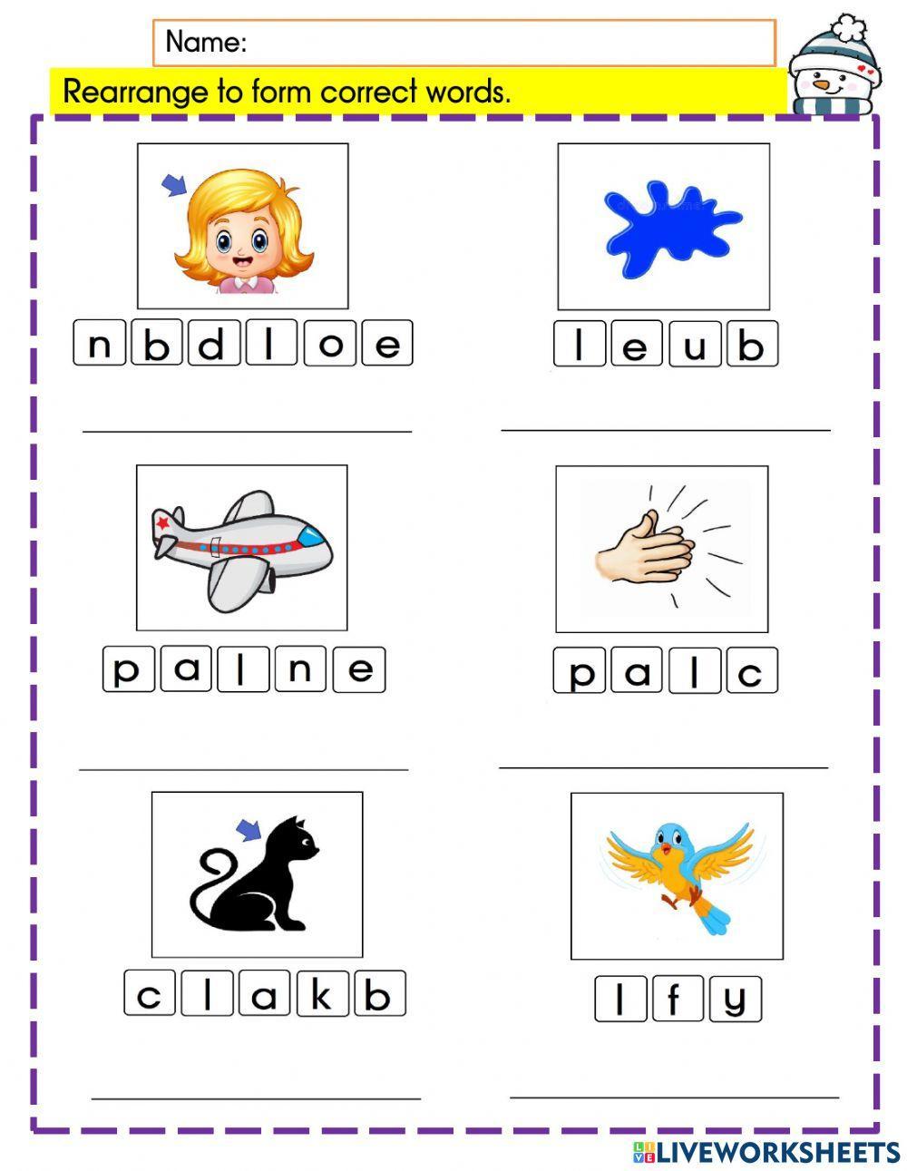 English Year 3 Phonics 1 (L blends -1)