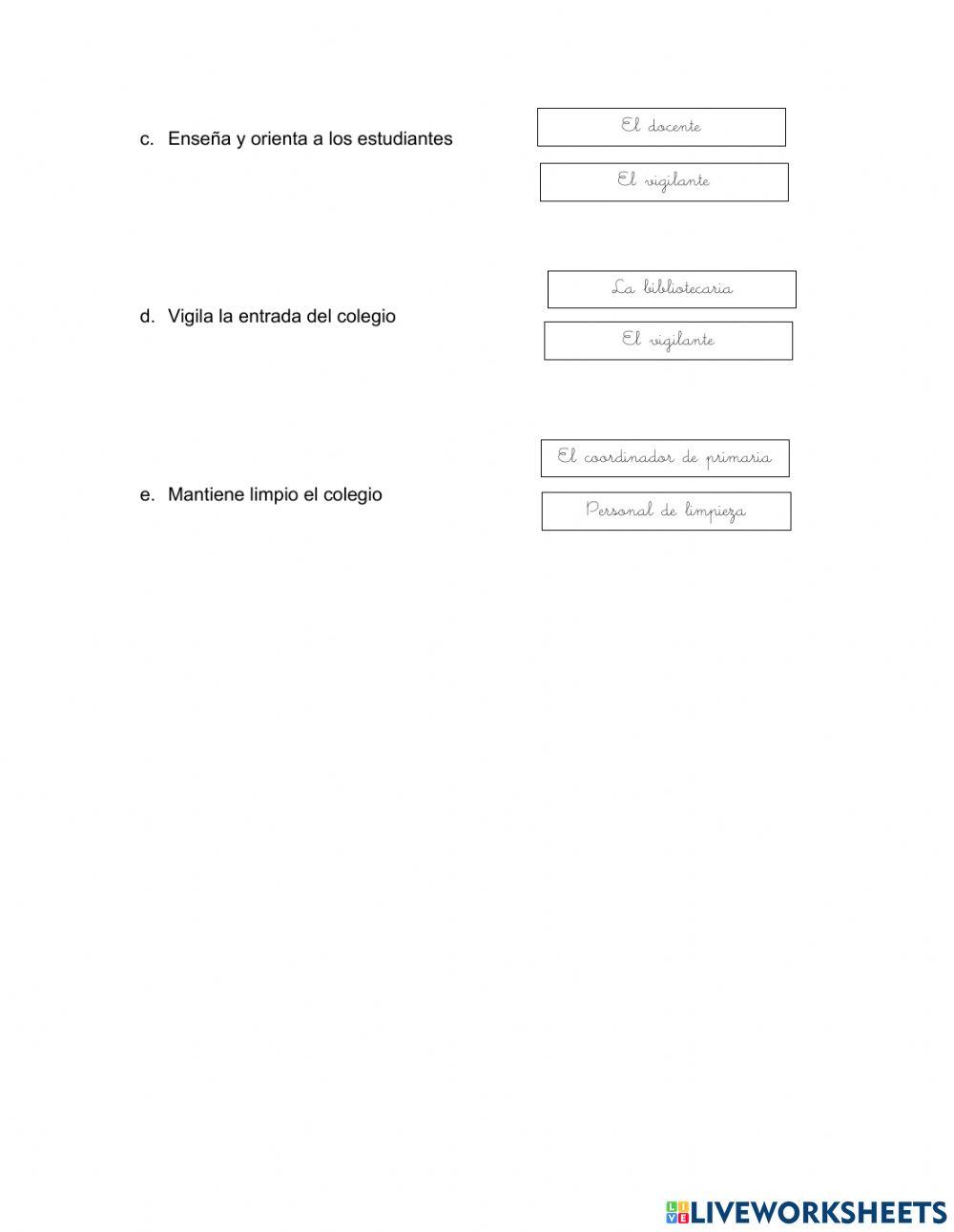 La escuela y su organización