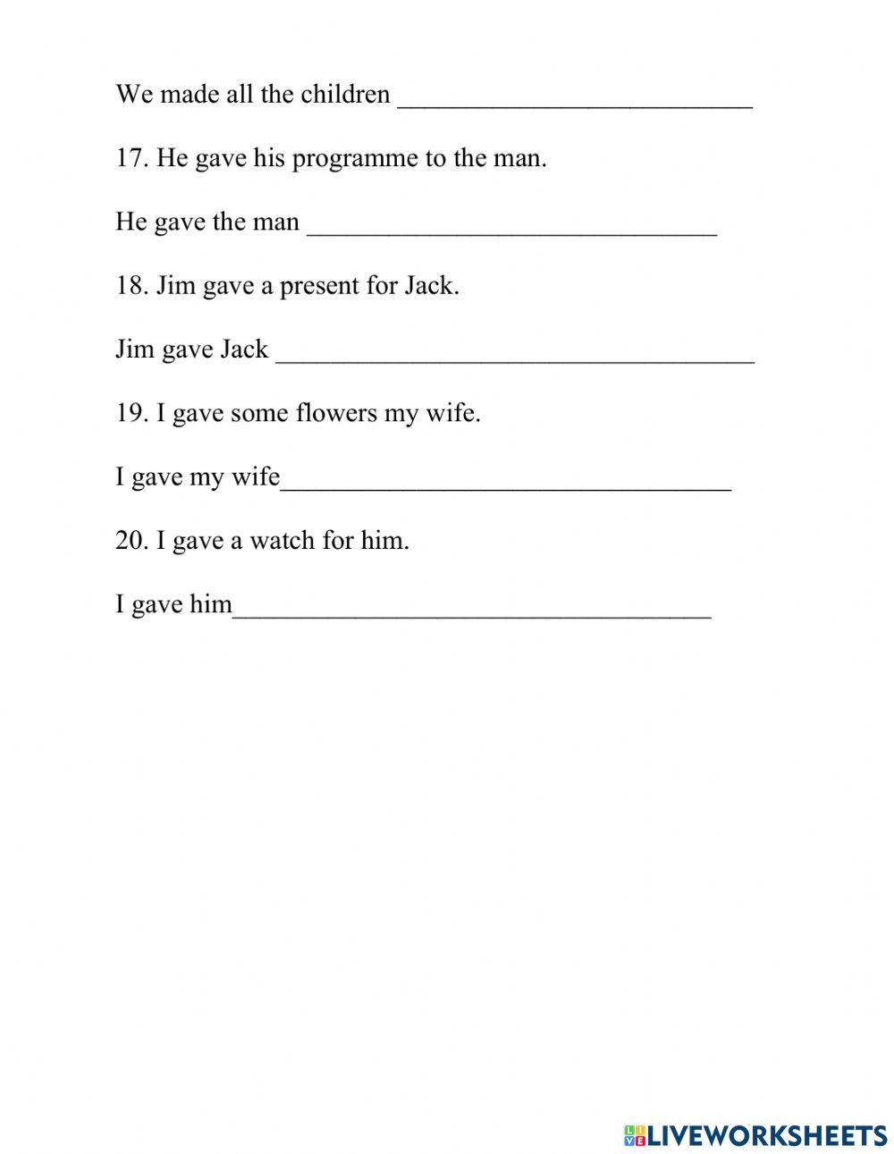 Get ready for movers unit 5 language practice