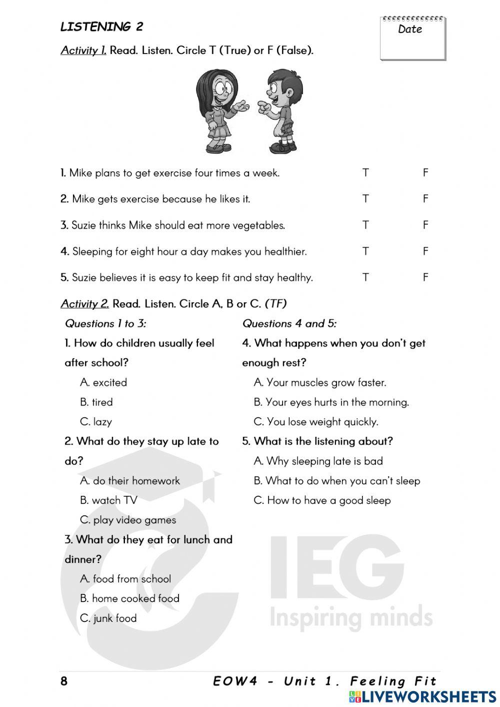 Grade 4-IEGbooklet-Week 3-Listening2