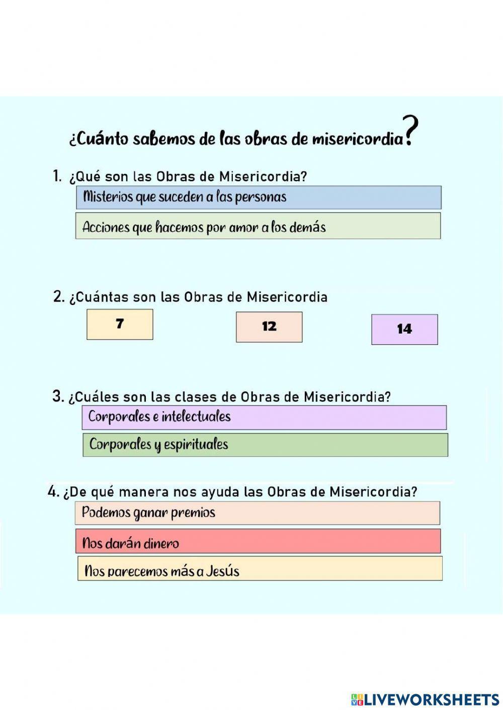 Obras de Misericordia