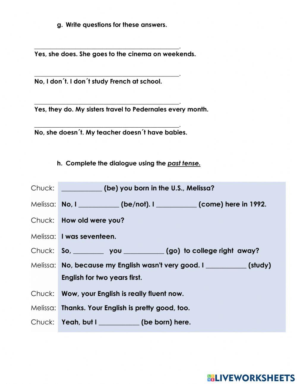 English diagnostic evaluation