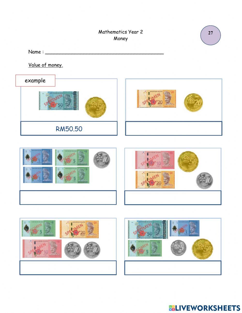 Value of money Value of money