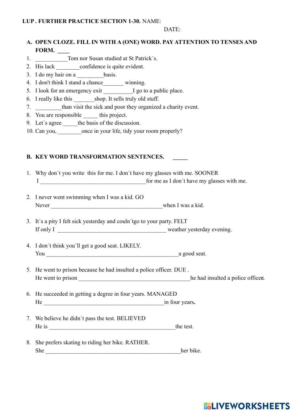 1406808 use of english first certificate