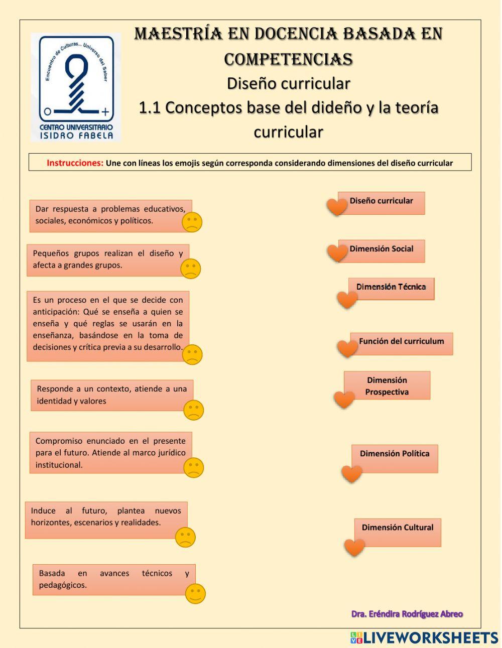 Diseño curricular bases