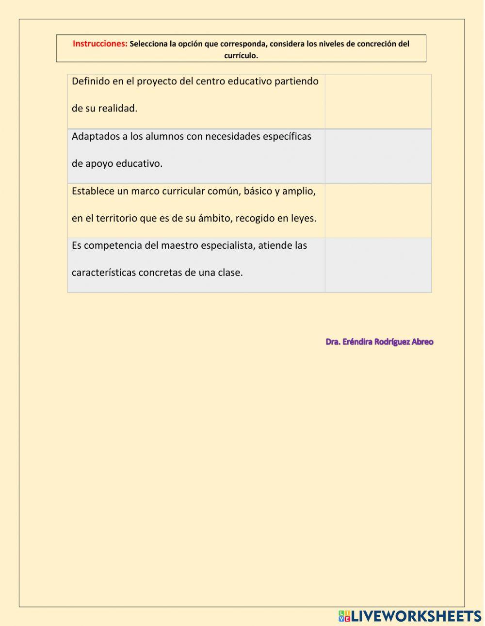 Diseño curricular bases