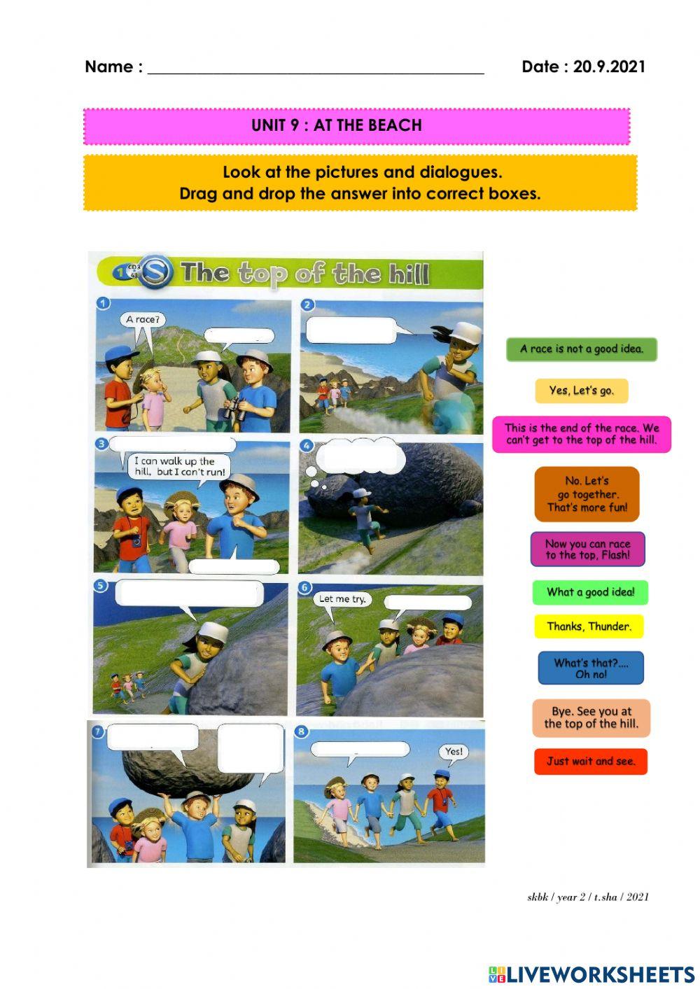 At The Beach - The Top of the Hill