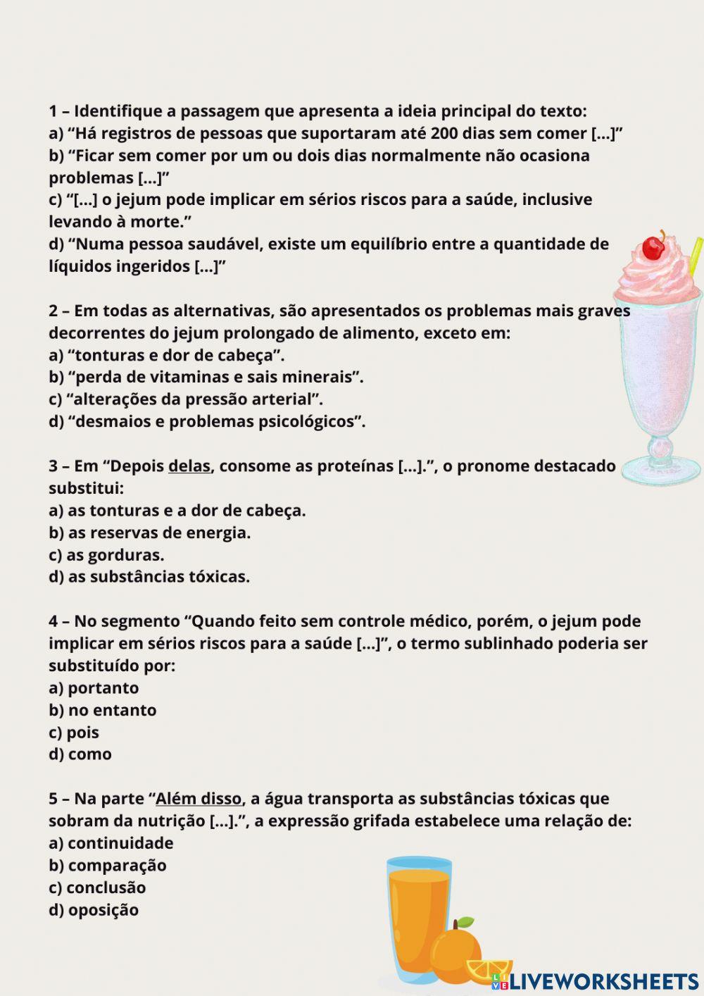 Interpretação de texto