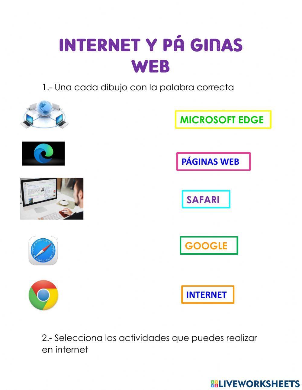 Páginas web