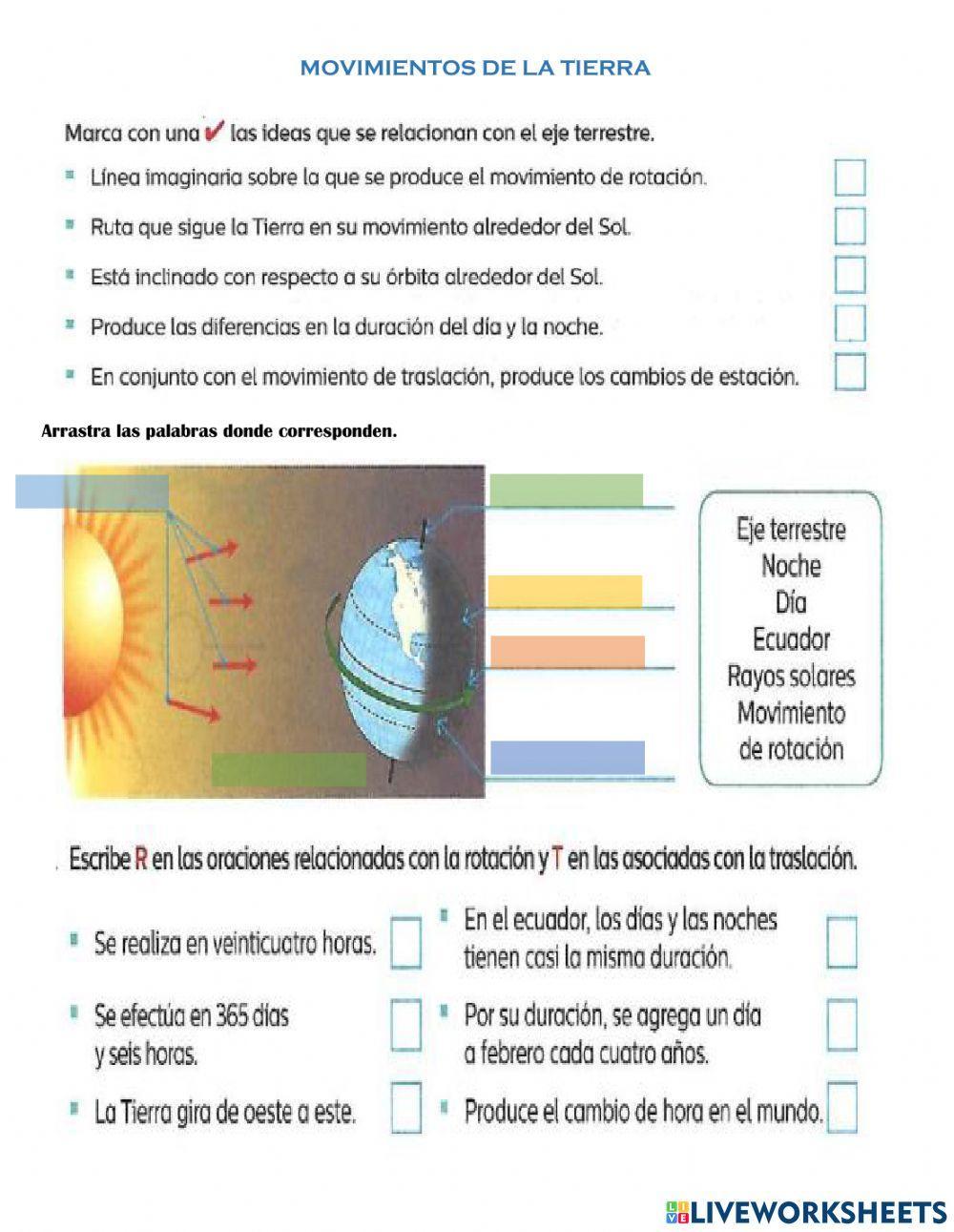 Movimientos de la tierra