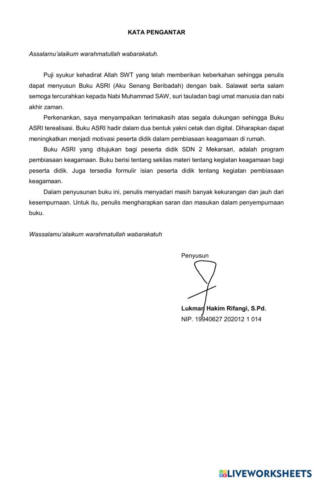 Tabel Aktivitas Siswa