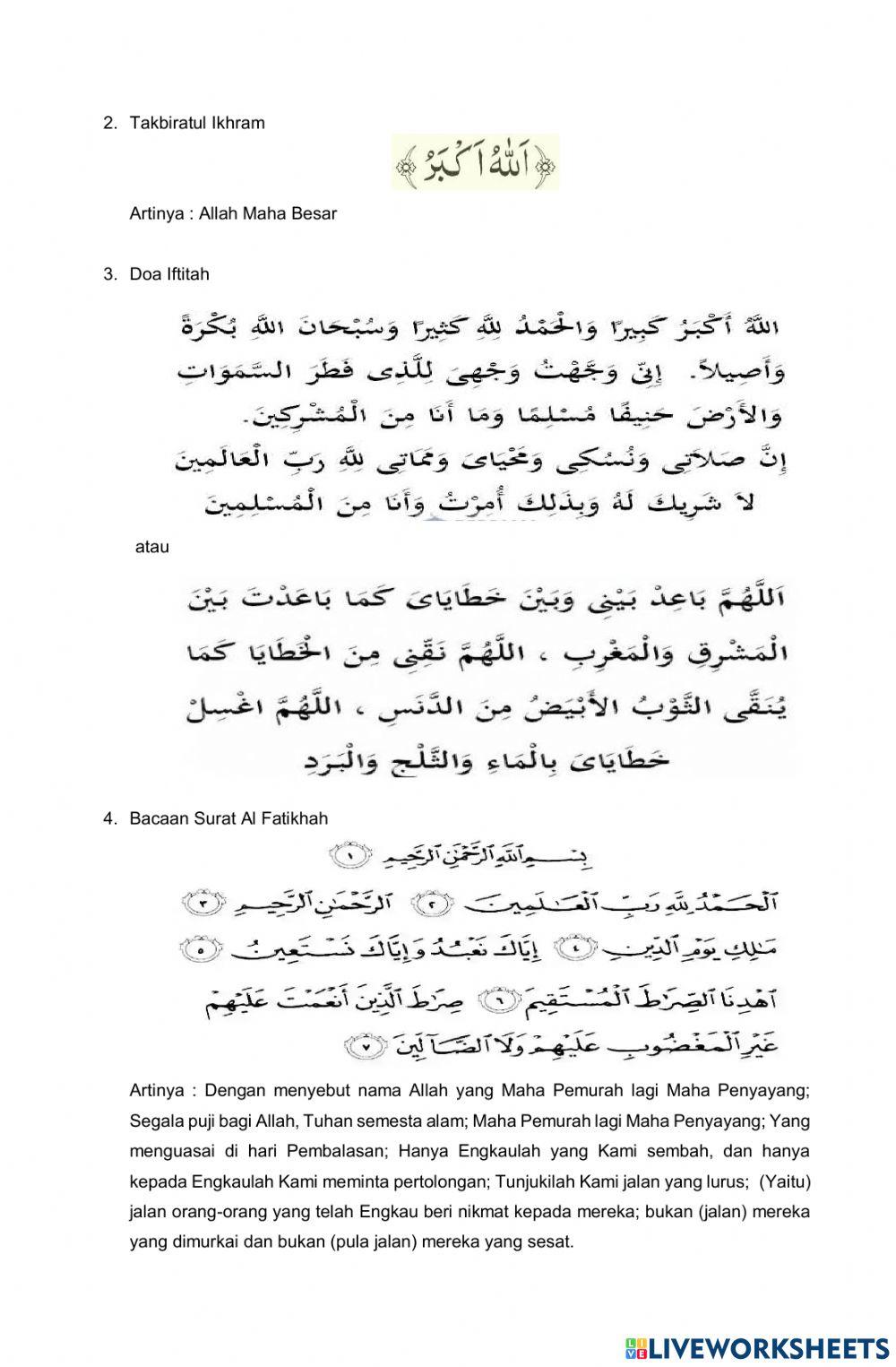 Tabel Aktivitas Siswa