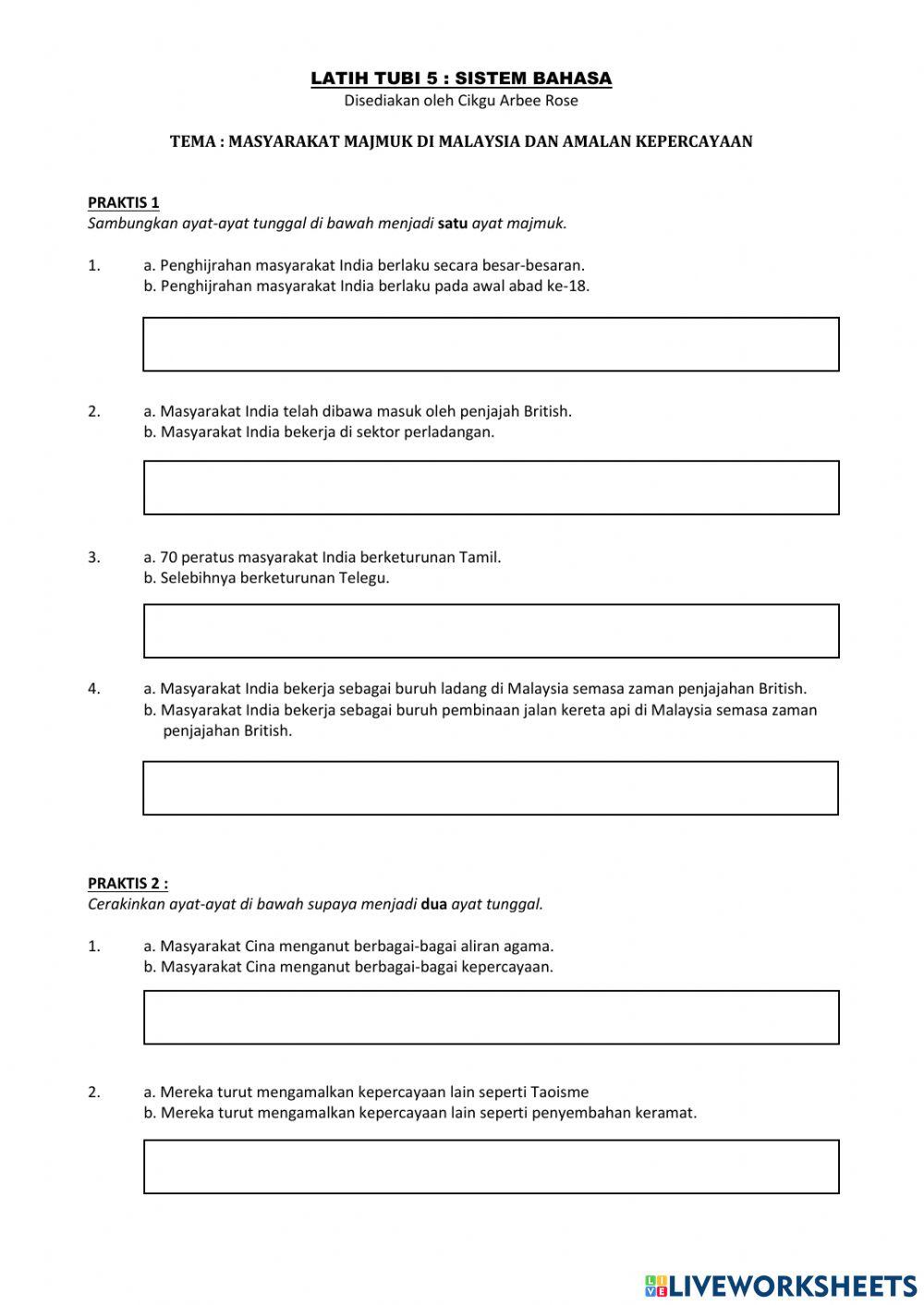 Latih Tubi Sintaksis 2