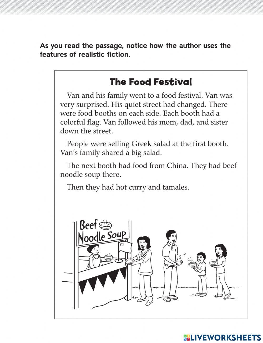 Plot---Food Festival