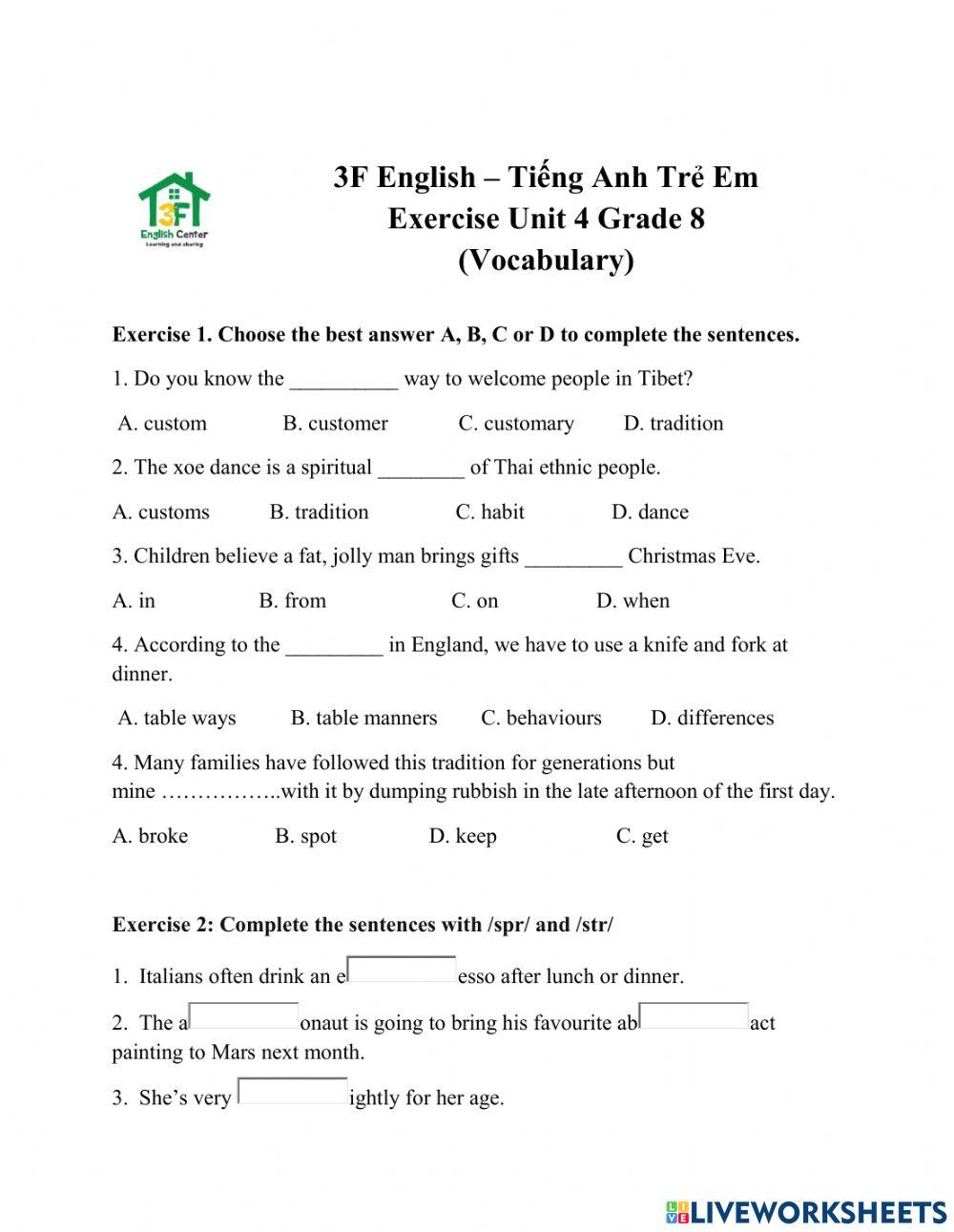 3FE-G8-U4-vocabulary