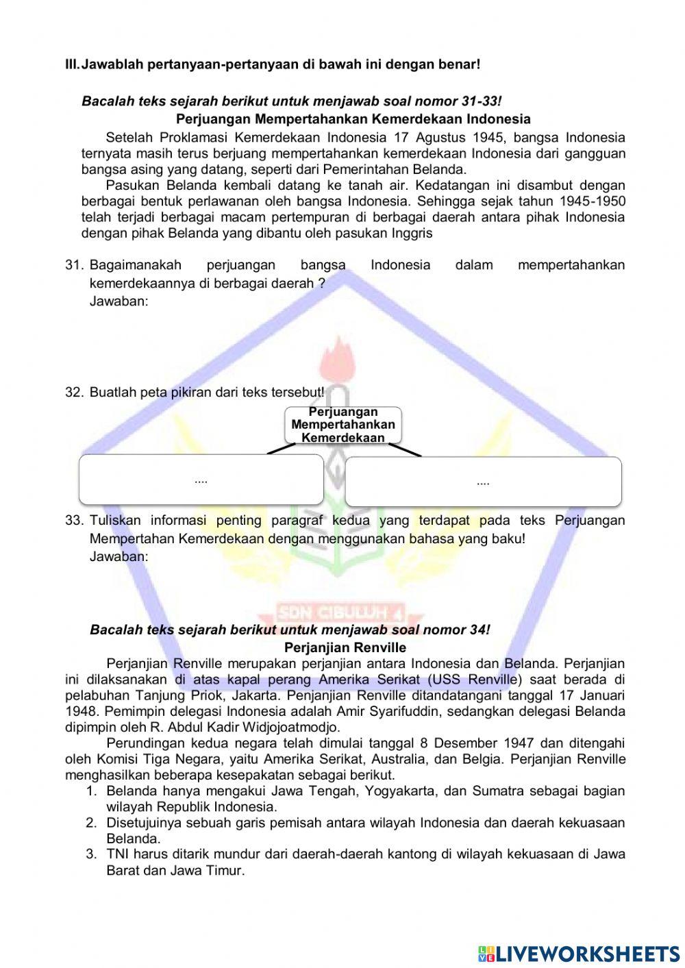 PTS Ganjil Bahasa Indonesia