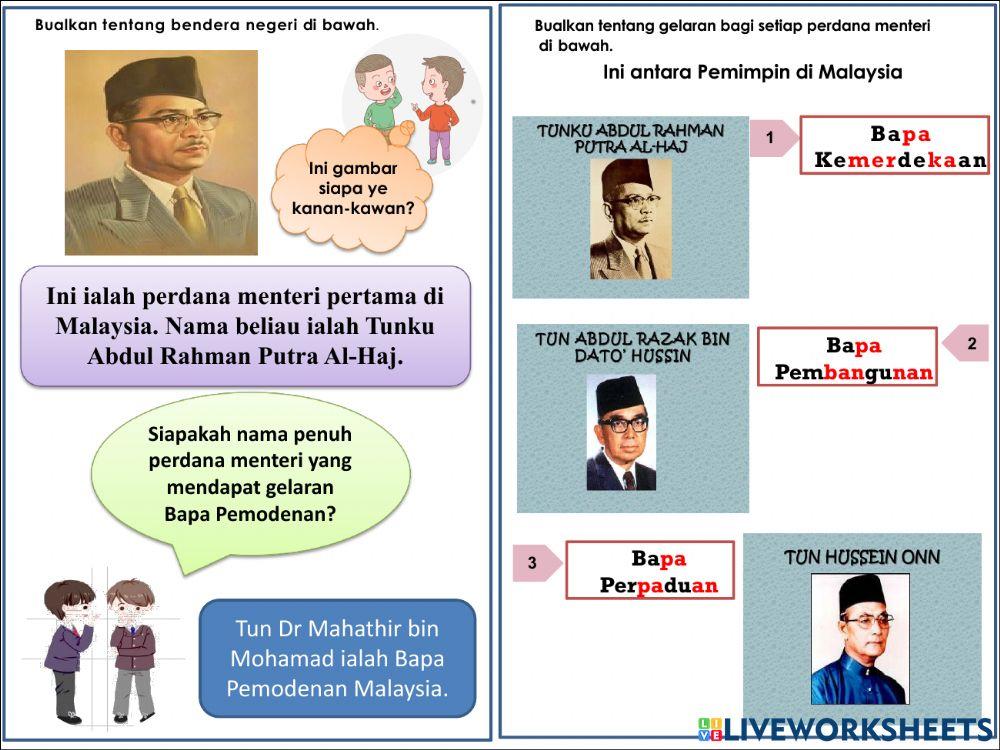 Perdana menteri di Malaysia