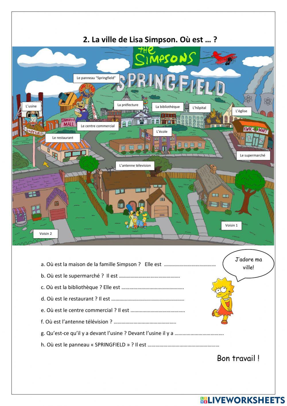 La ville de Lisa Simpson