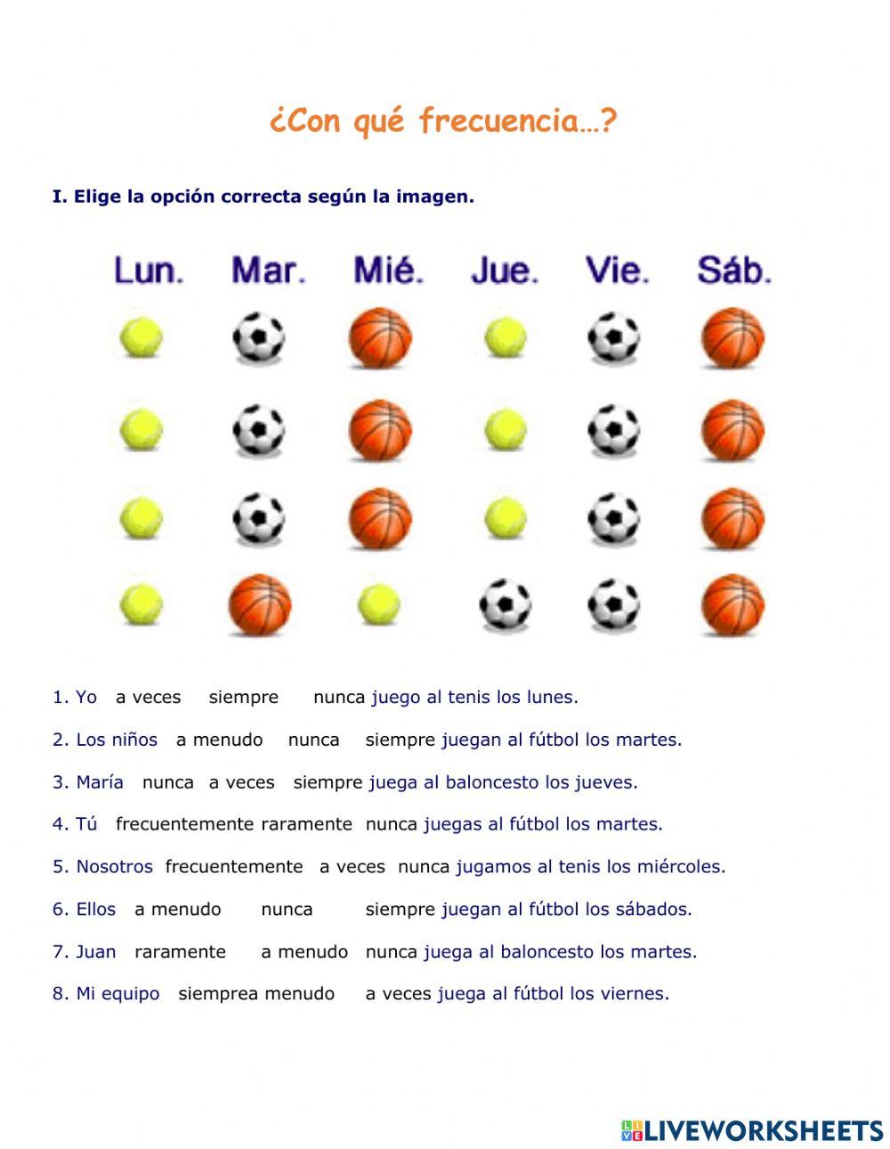 Adverbios De Frecuencia Worksheets prntbl concejomunicipaldechinu gov co Adverbios De Frecuencia Worksheets prntbl concejomunicipaldechinu gov co
