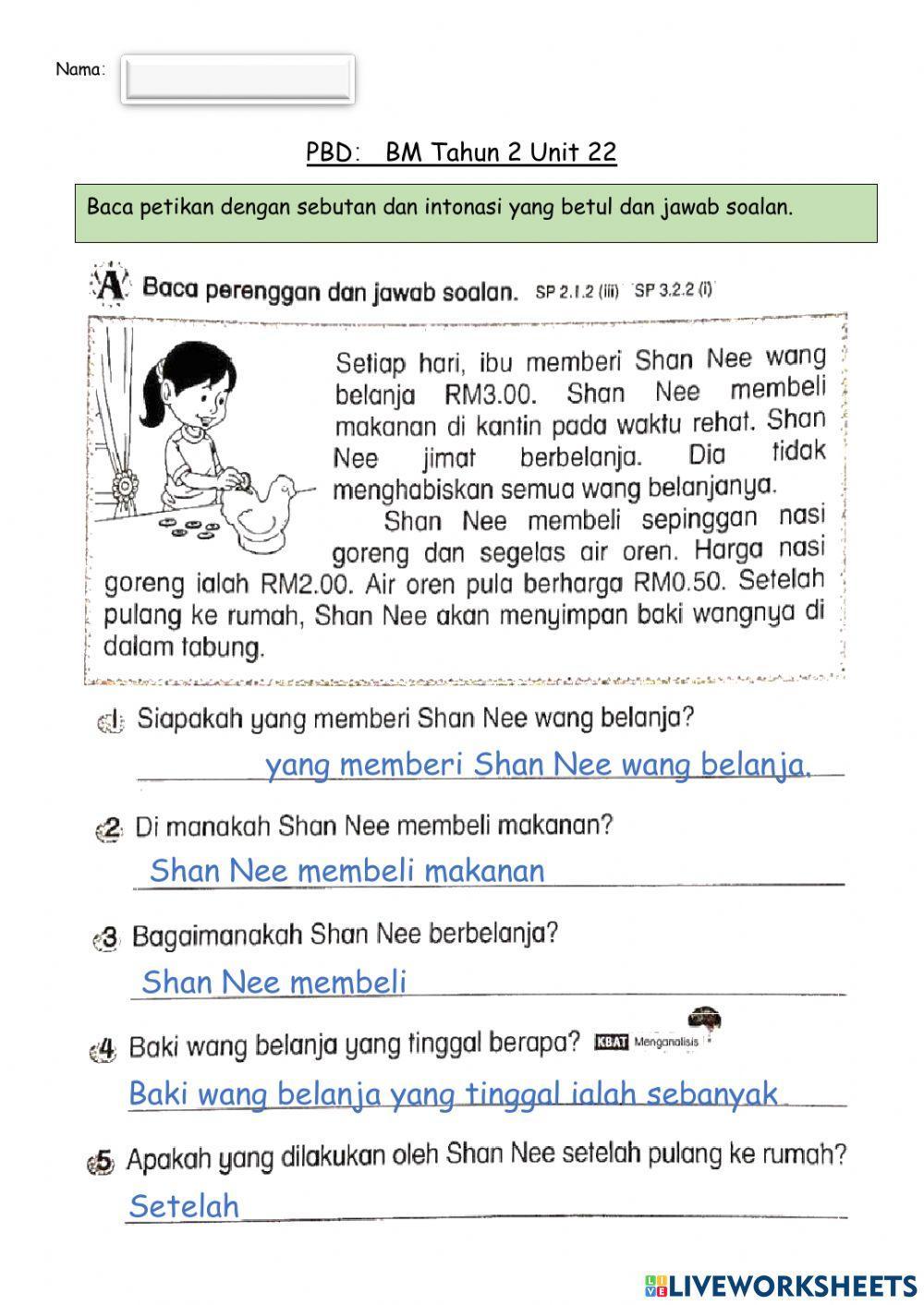 BM Tahun 2 - Unit 22