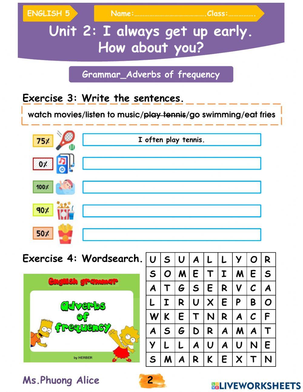 E5-U2-I always get up early-Adverbs of frequency
