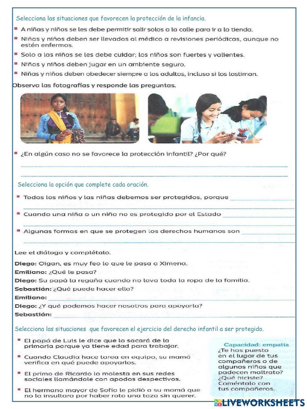 Derecho a  la protección